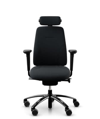 RH Logic 200 Black Medium Back  Office Chair with Armrests & Neckrest