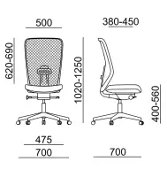 RIM Space Mesh Ergonomic Office Chair – Premium Model
