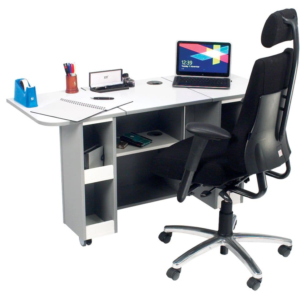 Space-Saving Fold Away Desk – Ideal for Home & Office Workstations