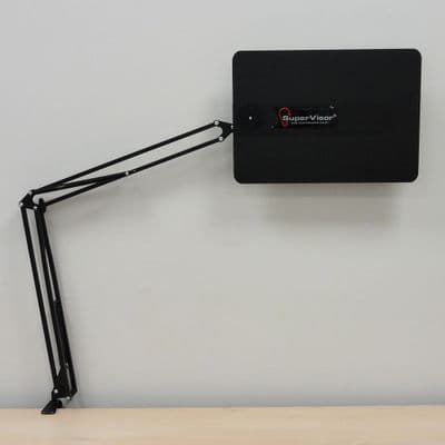 SuperVisor Light Shield - Anti Glare -Desk Clamp or Weighted  Base