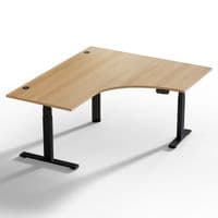 Ergo Triple Motor Sit-Stand Desk Frame | Heavy-Duty 150kg Radial Height Adjustable Desk