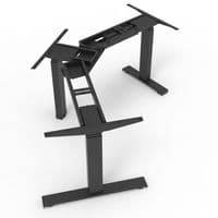 Ergo Triple Motor Sit-Stand Desk Frame | Heavy-Duty 150kg Radial Height Adjustable Desk