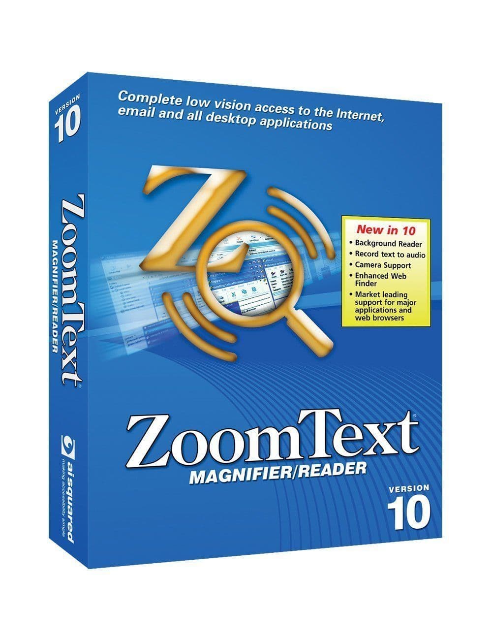 Infinite Zoomtext ZoomText Magnifier & Reader Software