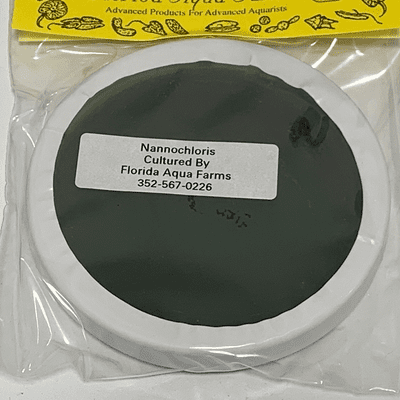 FLORIDA AQUA FARMS  Nannochloris oculata marine microalgae 1.5 - 2.5um