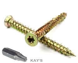 7.5 x 120mm Self Tap Concrete Screw With Bit(100)