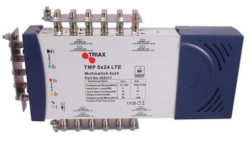Triax 5 x 24 Mains Powered, Multiswitch
