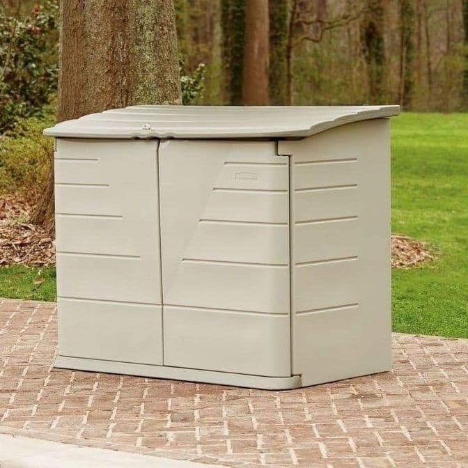 Rubbermaid Large Horizontal 5 x 3 Heavy Duty Plastic Storage Box