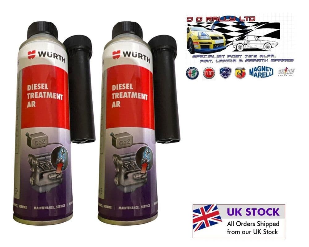 WURTH DIESEL AR DPF CLEANER TREATMENT PERFORATION IMPROVER TWIN PACK 2