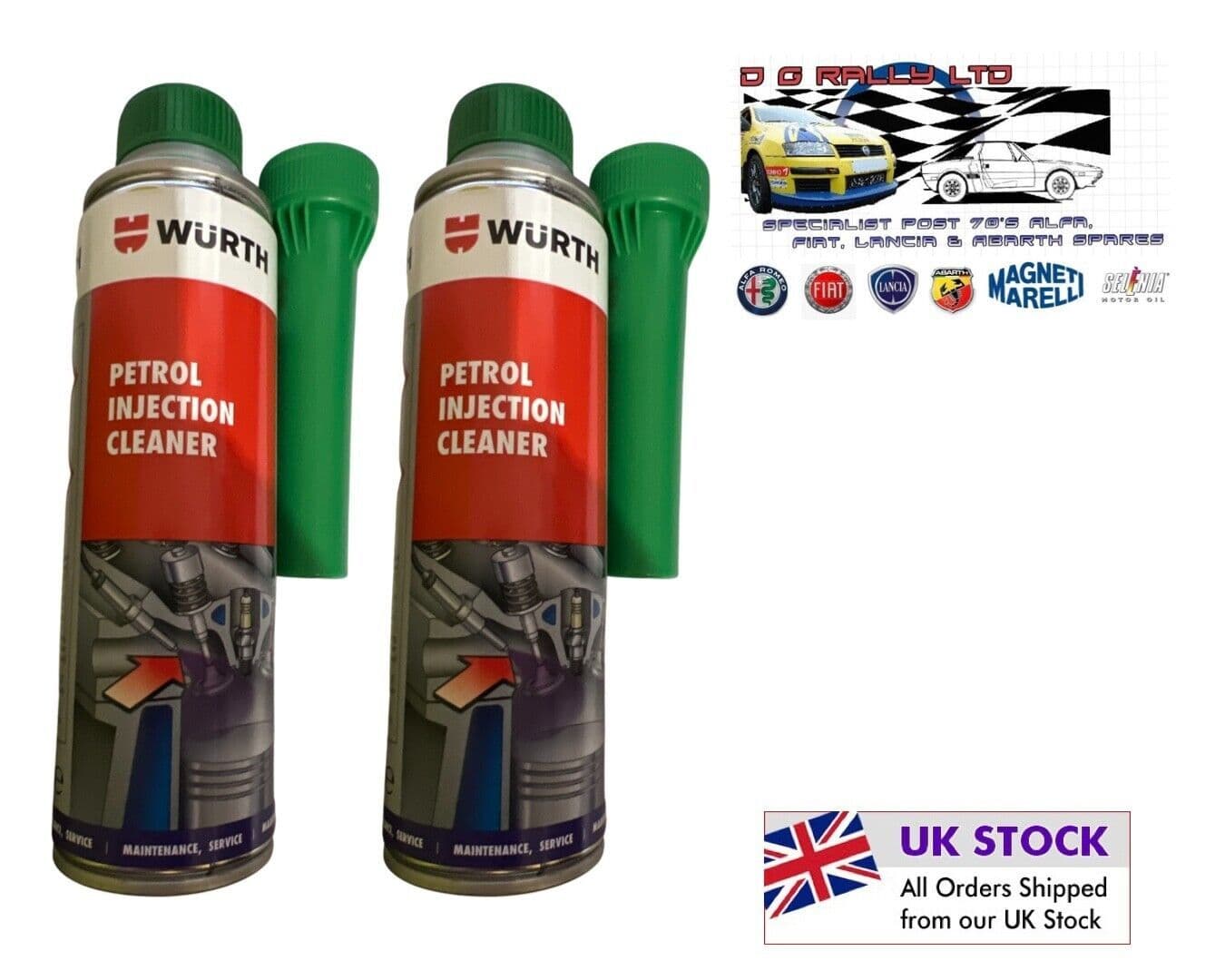 WURTH PETROL INJECTION CLEANER FUEL SYSTEM INJECTION CLEANING AGENT 2