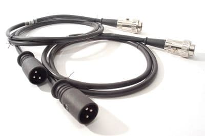 Interconnect Lead, 4 Pin DIN to Cannon, Left (Green)