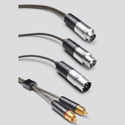 Super Lumina 4 pin Din to XLR Stereo 1m