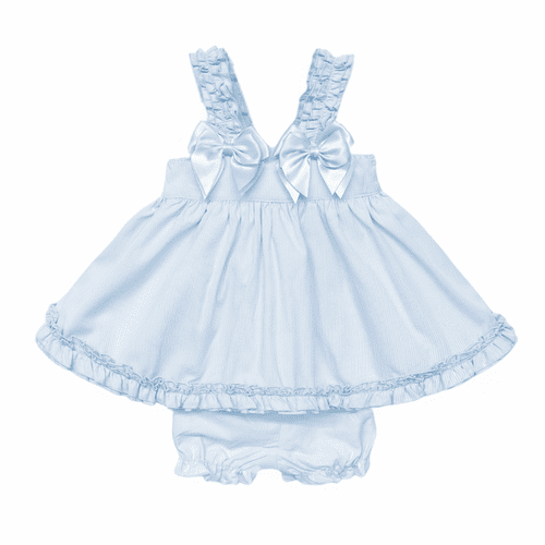 *SALE* Baby Girl Blue Summer Sun Dress with Knickers "2403 Blue"