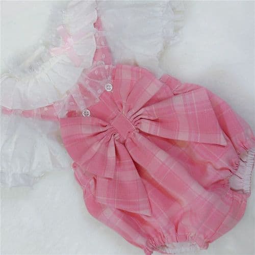 *SALE* Baby Girl Dusty Pink Cozy Romper with Shirt"2357"