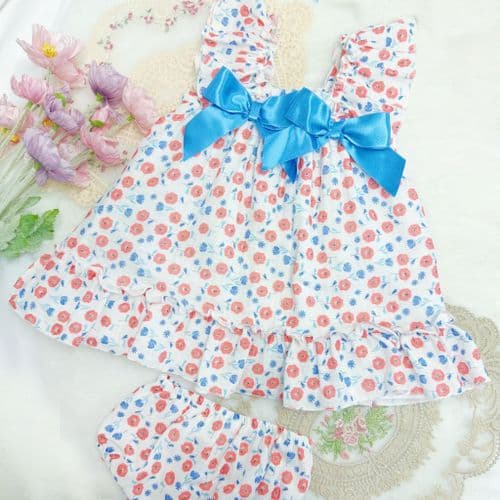 *SALE* Baby Girl Floral Sun Dress with Pants "LM2403"