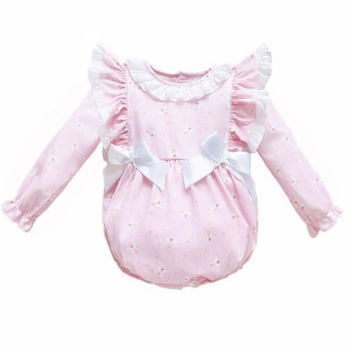 *SALE* Baby Girl Pink Fairy Frilly Shoulder Romper "MYD25220"