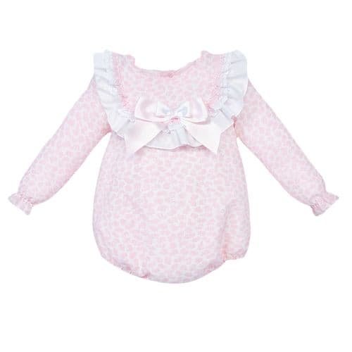 *SALE* Baby Girl Pink Floral Collar Romper "MYDC2454"
