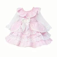 *SALE* Baby Girl Pink Lace Puff Ball Dress 