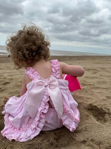 *SALE* Baby Girl Pink Summer Sun Dress with Knickers "2403 Pink"