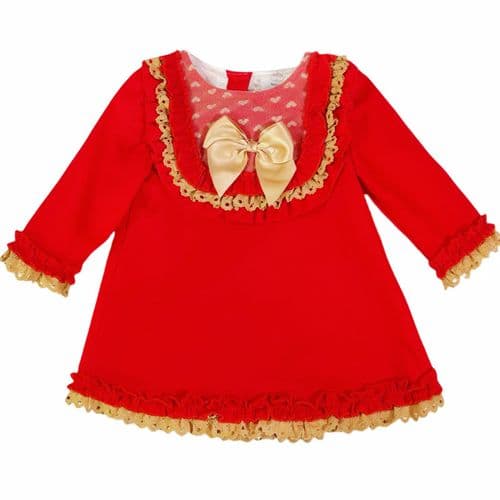 *SALE* Baby Girl Red Love Heart A Line Dress "2434"