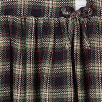 *SALE* FOQUE Baby Girls  Blue and Green Cotton Tartan Dress 