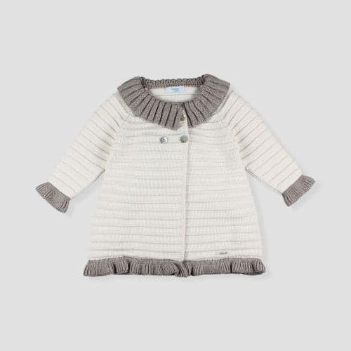 *SALE* FOQUE Baby Girls Piedra Knitted Coat 2421203
