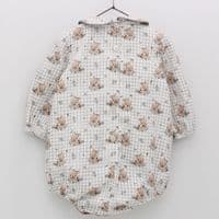 *SALE* FOQUE Baby Unisex Grey Squirrel Print Romper 