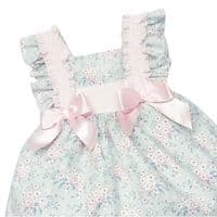 *SALE* Pink Floral Puff Ball Dress with Pants 