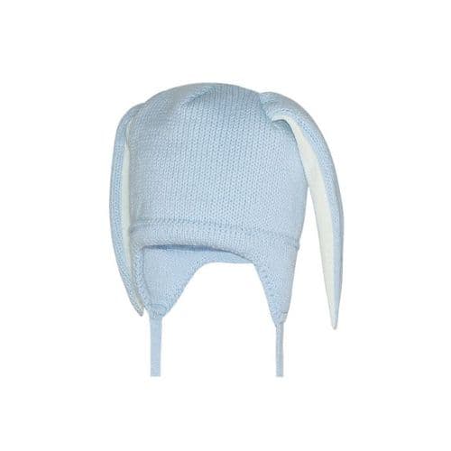 Baby Boy Bunny Ears Hat with Tie "AX308 Blue"