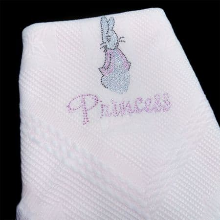 Baby Girl Pink Soft Shawl with Diamante Pattern Detached Bow 