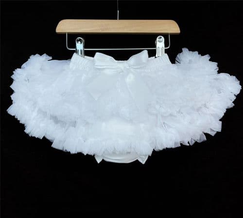 Baby Girl Soft White Tutu Skirts Tulle Tutu