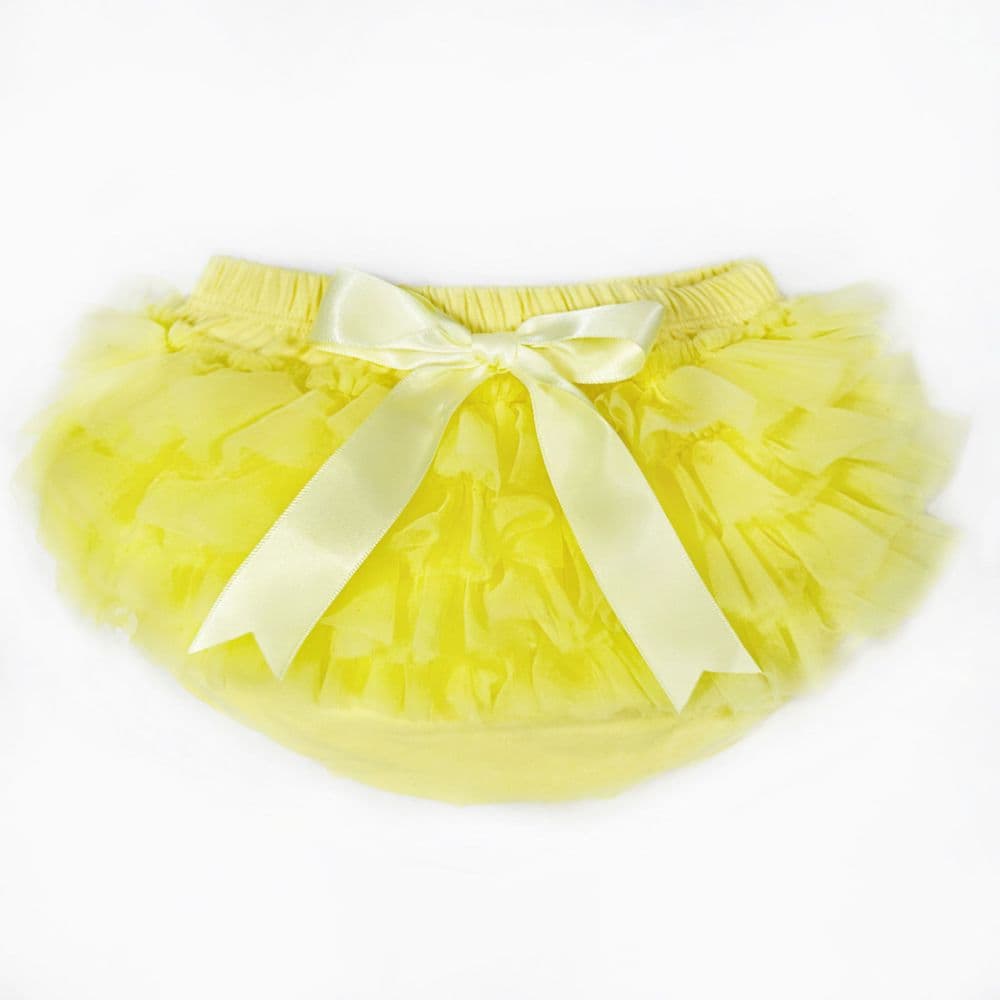 Baby Girl Yellow Super Soft Tutu Frilly Pants "Tutu Pants Yellow"