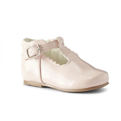 Baby Girls Patent T-Bar Shoes "Arianna Pink"