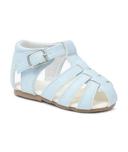 Baby's Unisex Patent Sandals "Larry Blue"