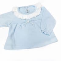 Calamaro Baby Blue Cotton Suit 