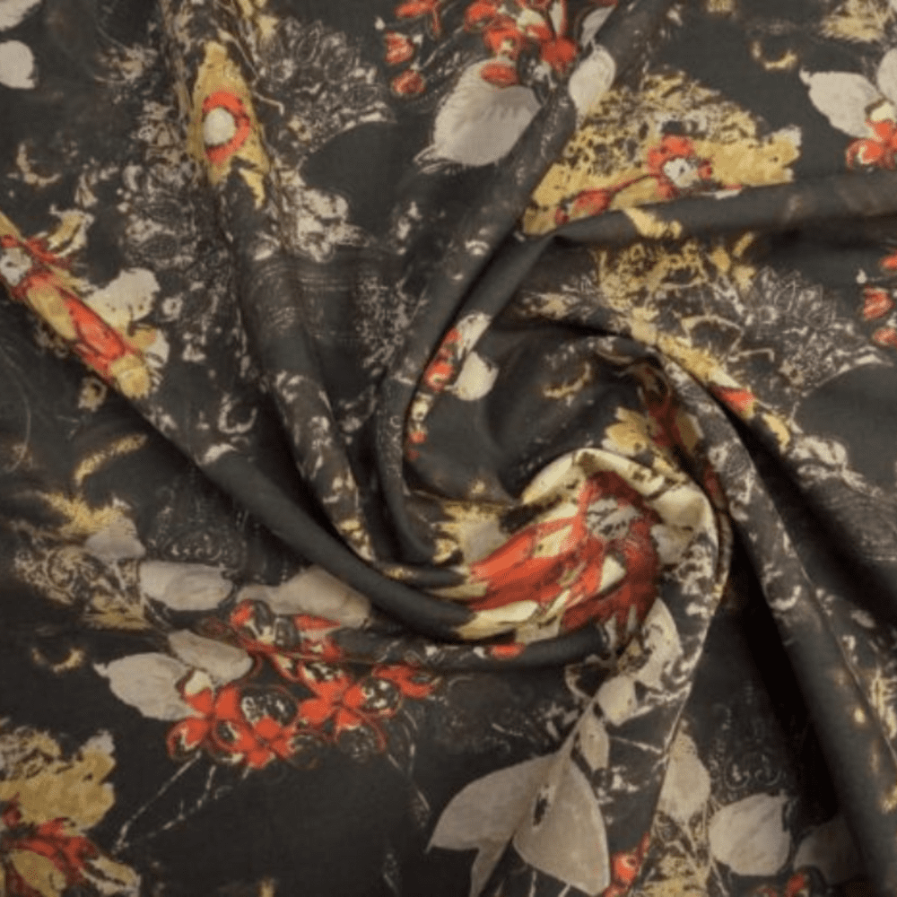 Chocolate bouquet in cotton lawn fabric by Lady McElroy