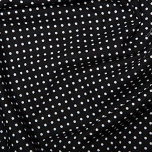 White spots on black cotton fabric SAMPLE
