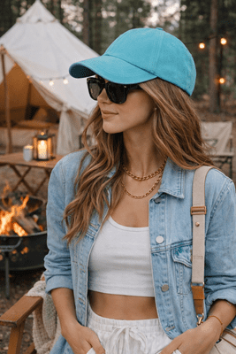 100% cotton - Aqua