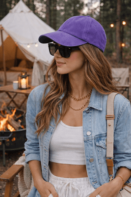100% cotton - purple