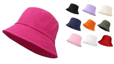 BUCKET HAT - LADIES - 10 COLOURS
