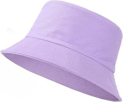 BUCKET LILAC - Unisex Bucket Hat Foldaway Summer Travel Sun Hats Reversible