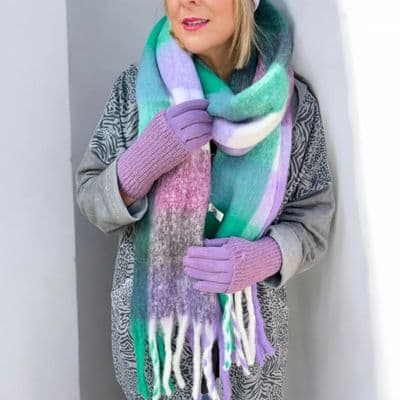 GABBY  LAVENDER 2 IN 1 GLOVE