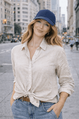 POSH SAM NAVY Unisex Baseball Cap Adjustable Running Sports Baseball Caps