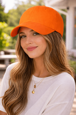 POSH SAM ORANGE Unisex Baseball Cap Adjustable Running Sports Baseball Caps