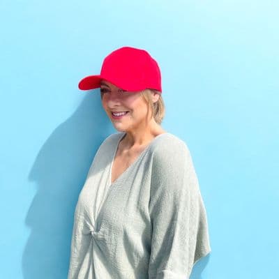 POSH SAM RED Unisex Baseball Cap Adjustable Running Sports Baseball Caps