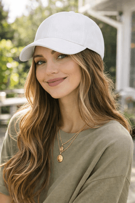 POSH SAM WHITE  Unisex Baseball Cap Adjustable Running Sports Baseball Caps