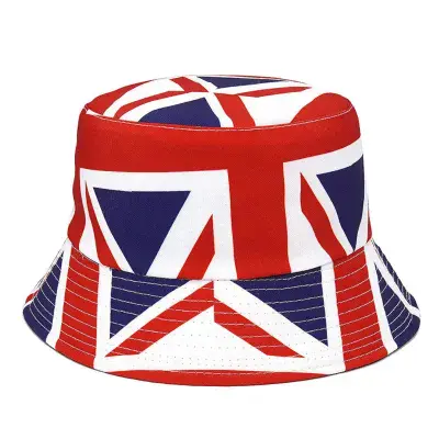 Union Jack Unisex Reversible Bucket Hats For Women Mens   5061010640070