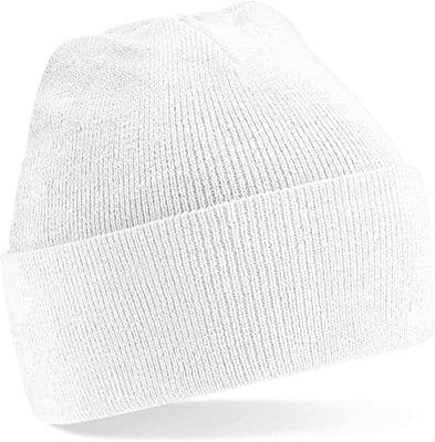 Unisex Soft Comfortable Beanie Hat, Breathable Perfect for Outdoors POSH HUGO WHITE 5060846769627