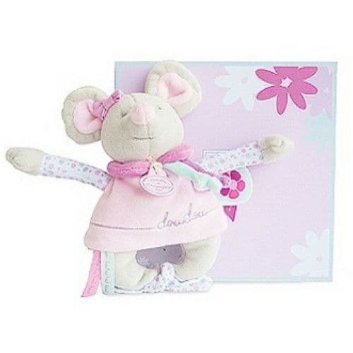 Doudou et Compagnie Pearly Mouse Rattle
