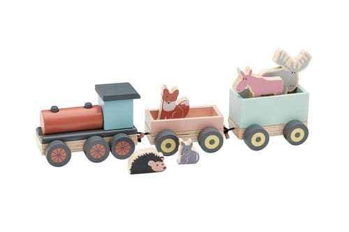 Kids Concept Edvin Wooden Animal Train