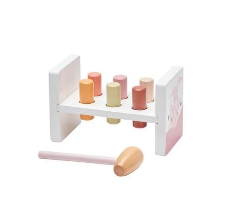 Kids Concept Pink Edvin Hammer Bench